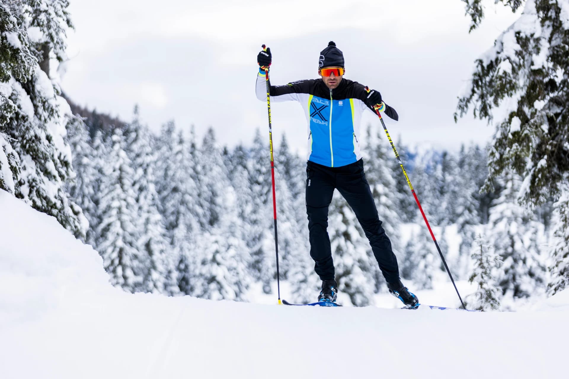 Ciaspole e sci di fondo ai piedi del Catinaccio